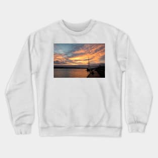 December sunrise over the River Blyth Crewneck Sweatshirt